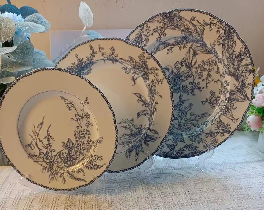 Dior plates set of three